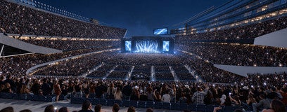 Seat view from Middle