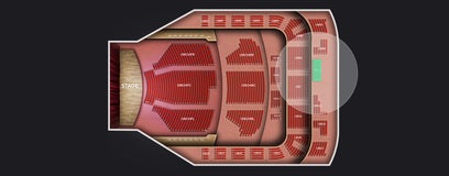 Seat view from Upper Balc