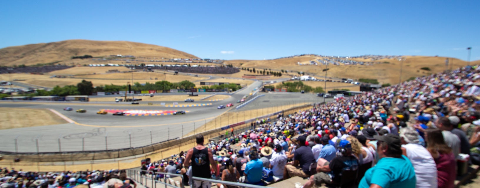 Seat view from Turn 7 Terrace