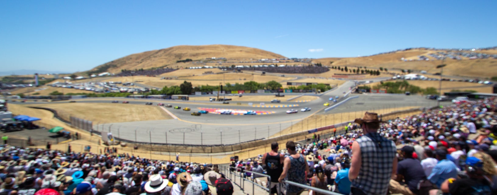 Seat view from Turn 7 Terrace