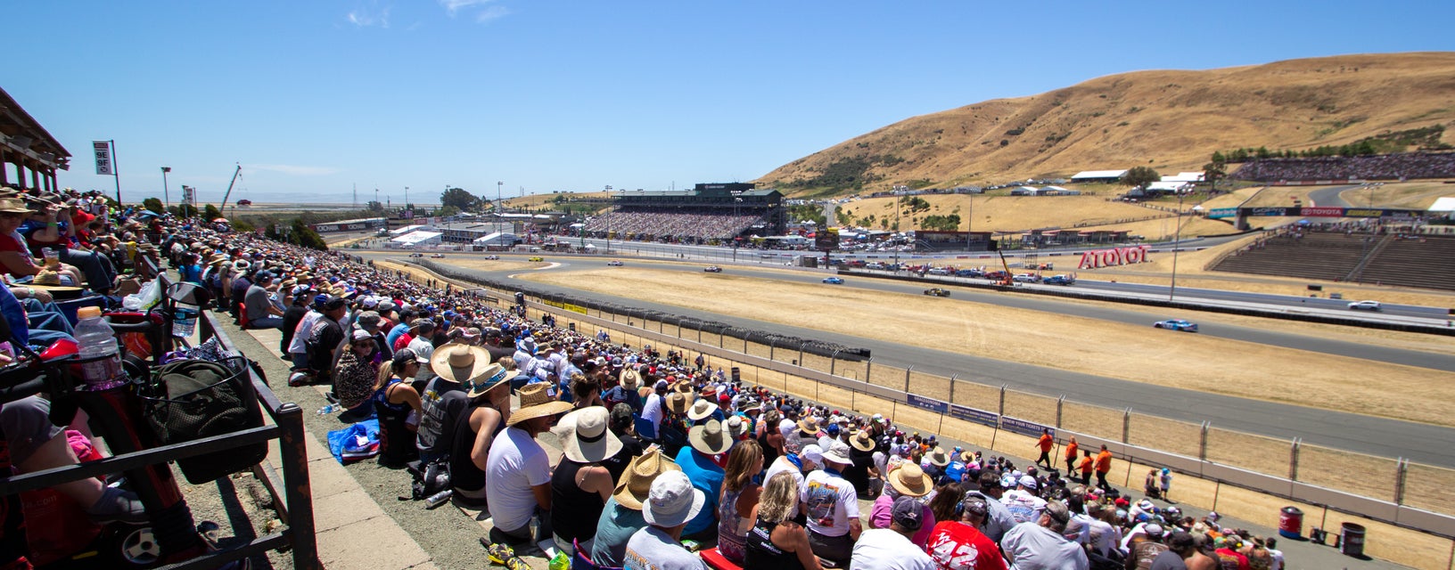 Seat view from Turn 9 Terrace