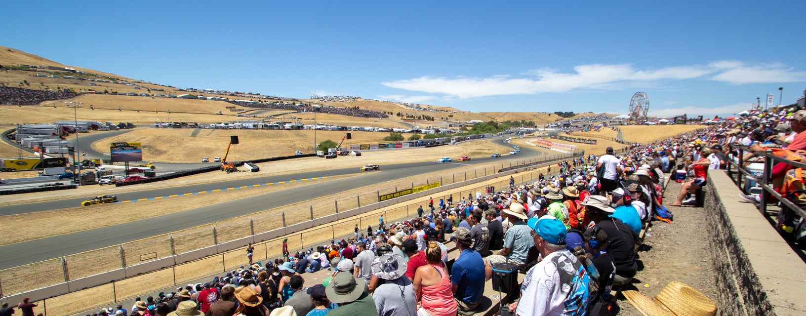 Seat view from Turn 9 Terrace