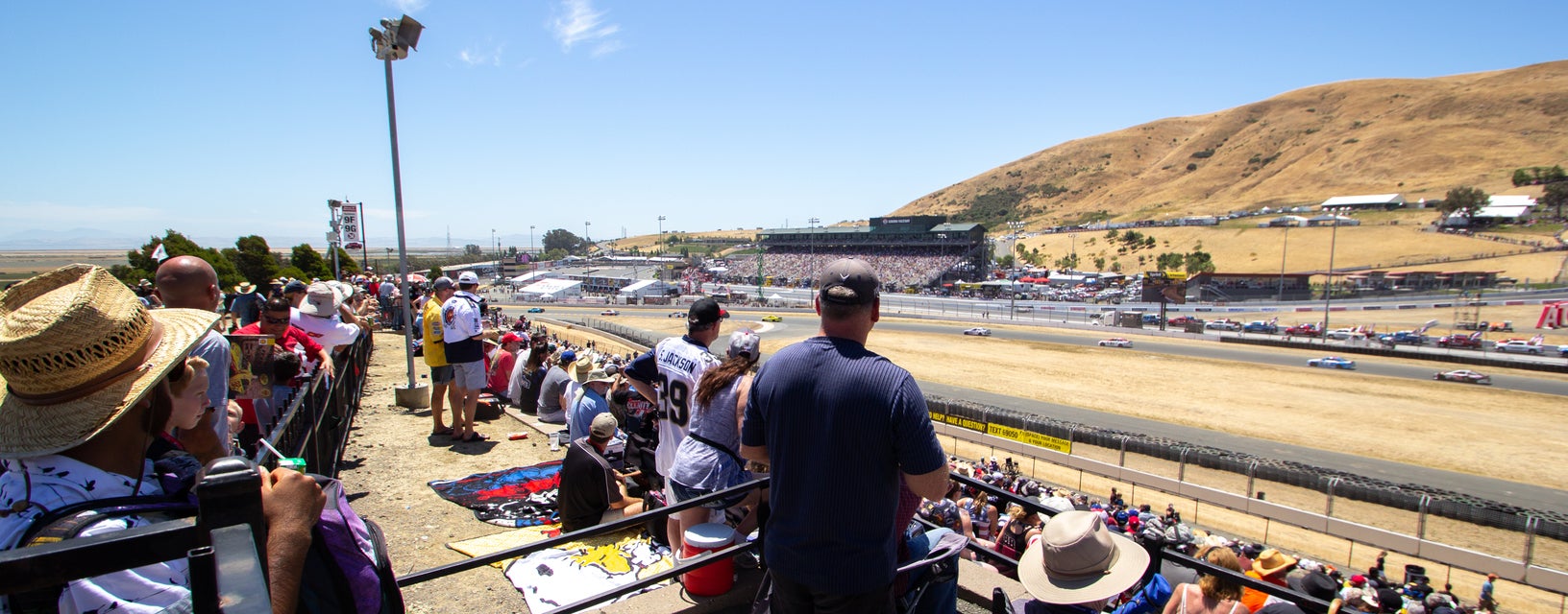 Seat view from Turn 9 Terrace