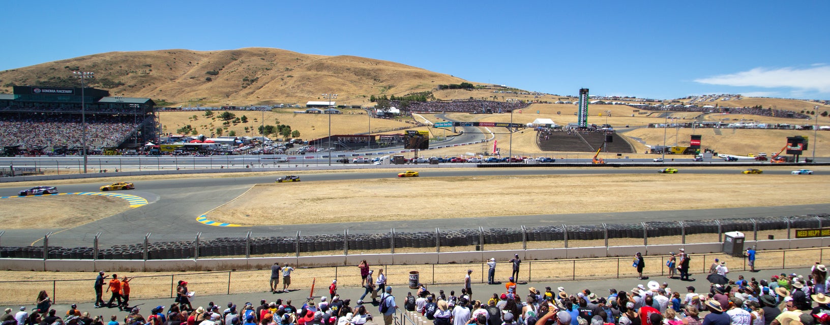 Seat view from Turn 9 Terrace