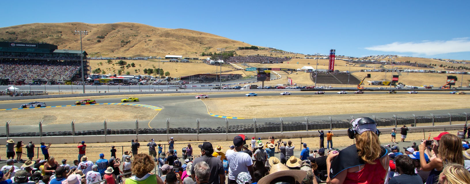 Seat view from Turn 9 Terrace
