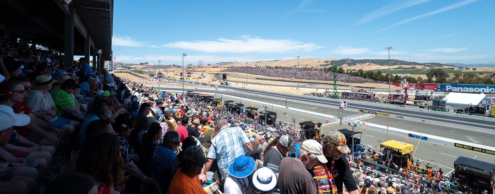 Seat view from Main Grandstand