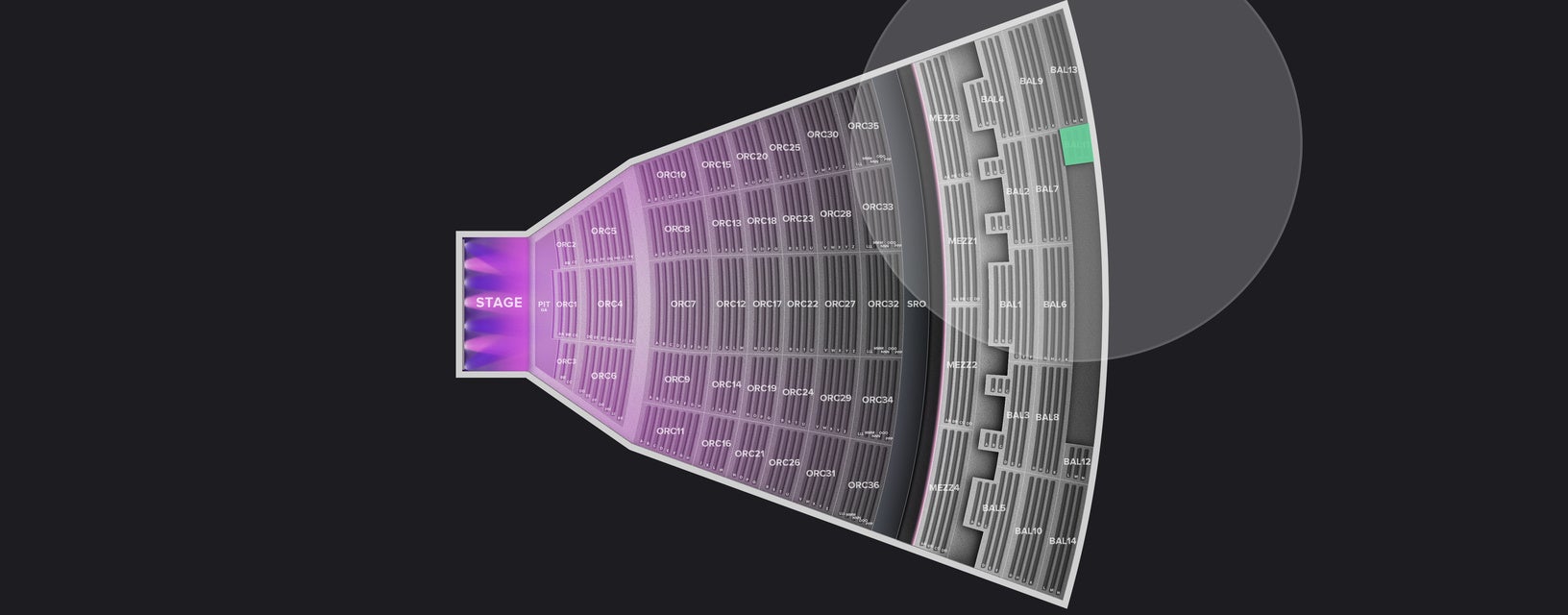 Seat view from Balcony
