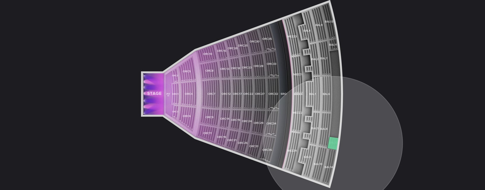 Seat view from Balcony