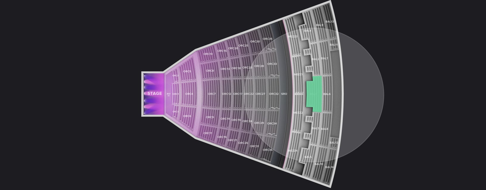 Seat view from Balcony
