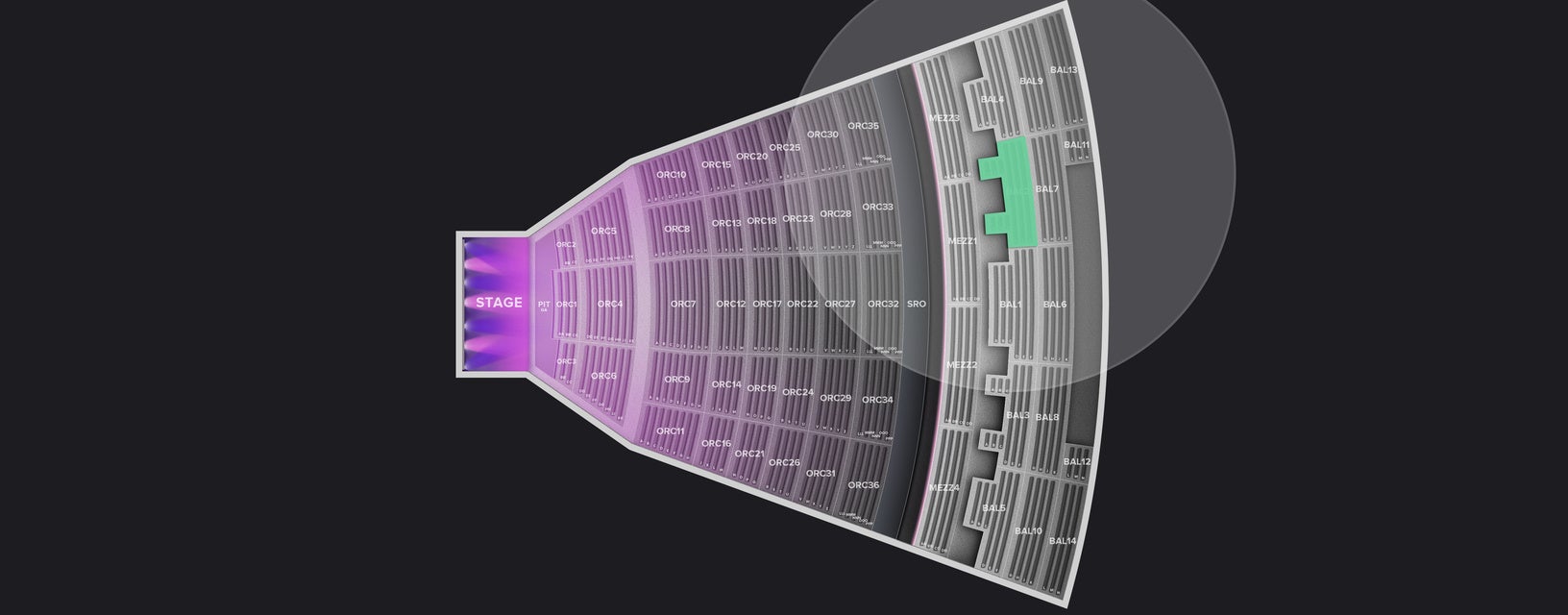 Seat view from Balcony