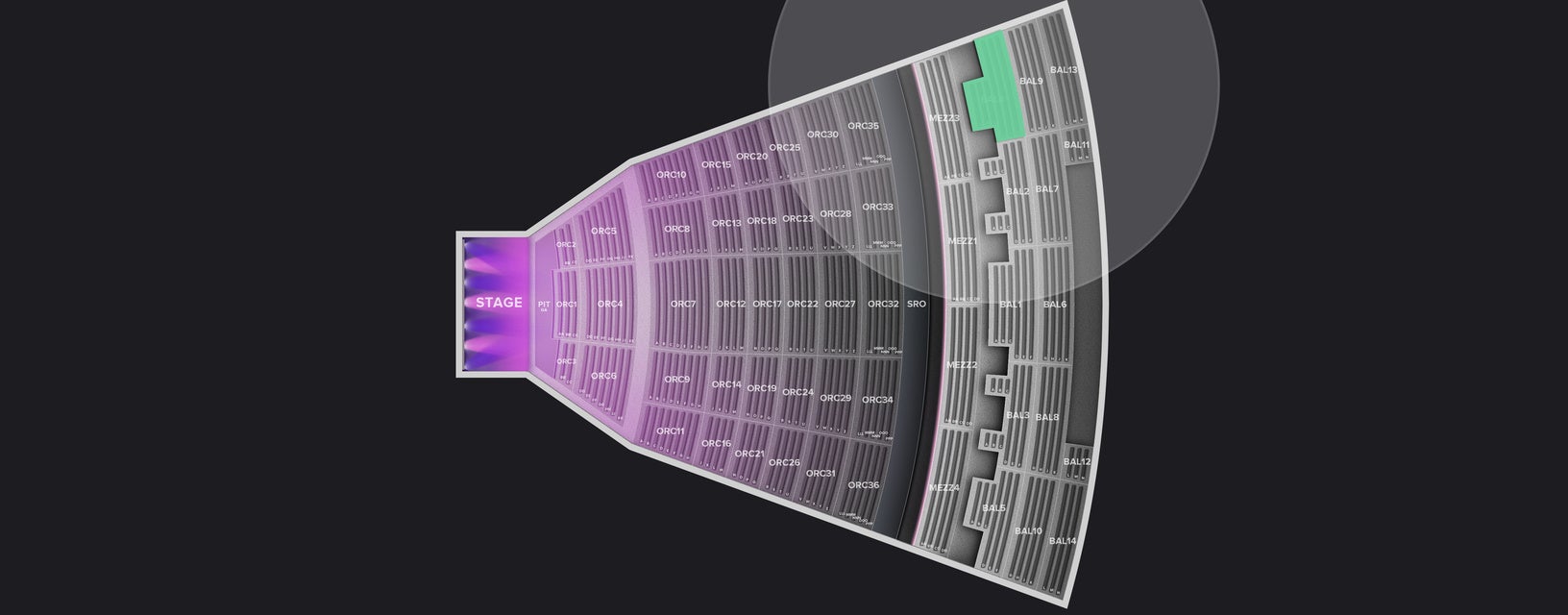 Seat view from Balcony