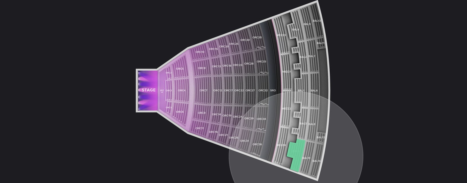 Seat view from Balcony