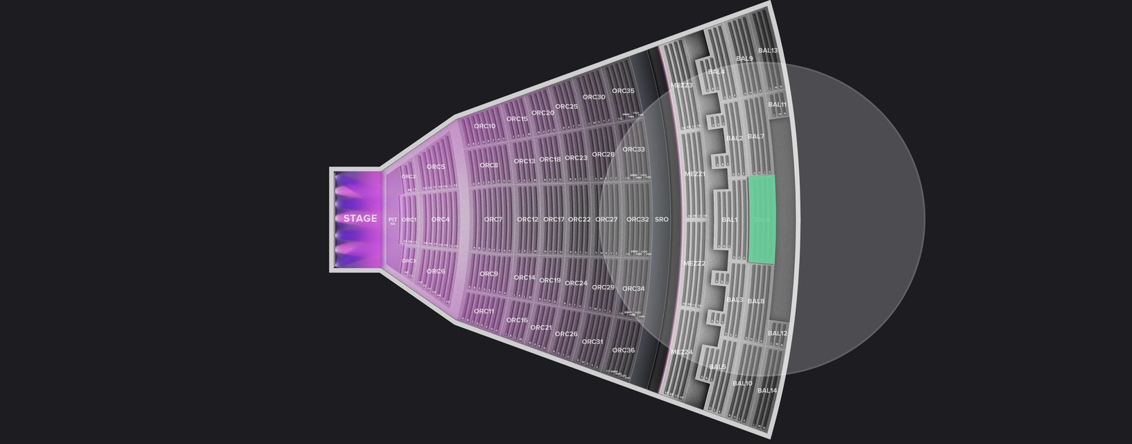 Seat view from Balcony