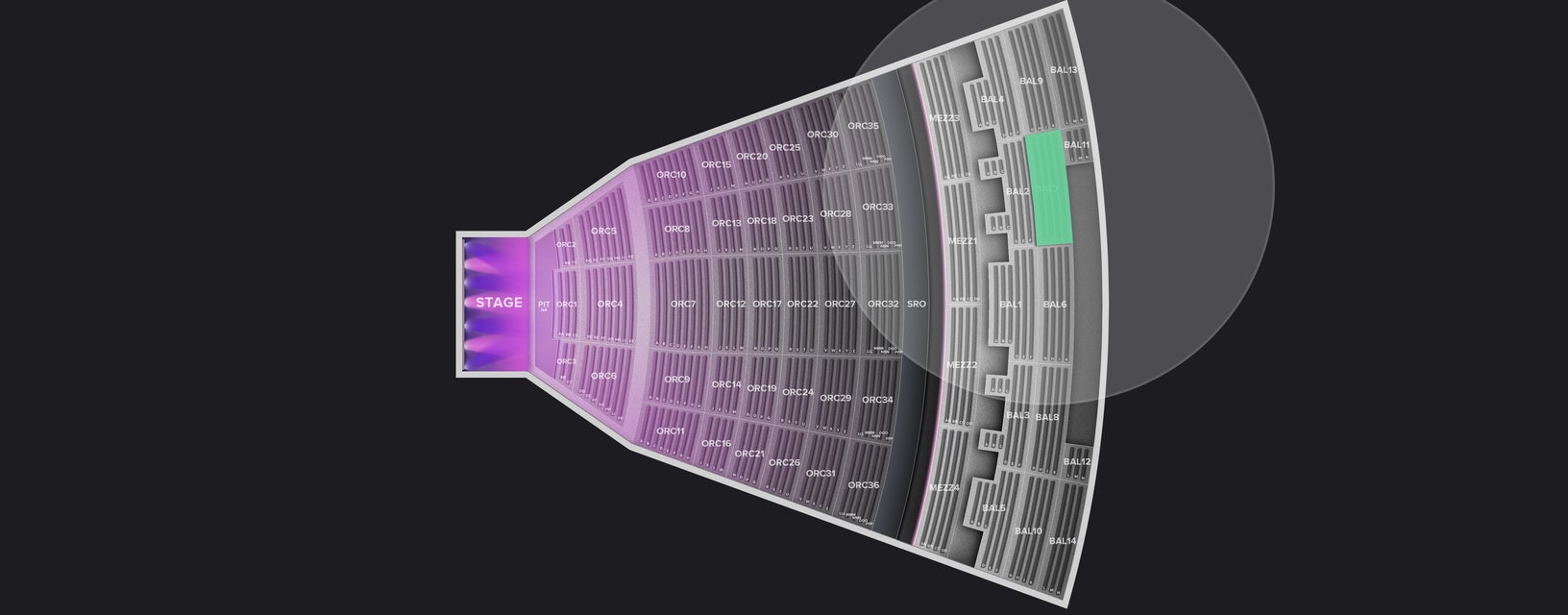 Seat view from Balcony