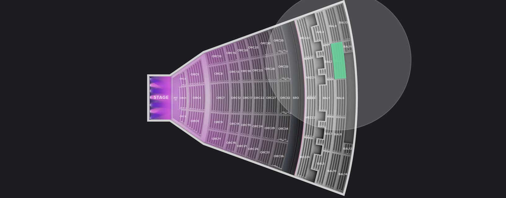 Seat view from Balcony