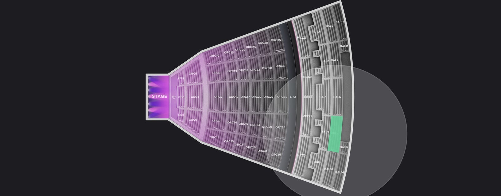 Seat view from Balcony