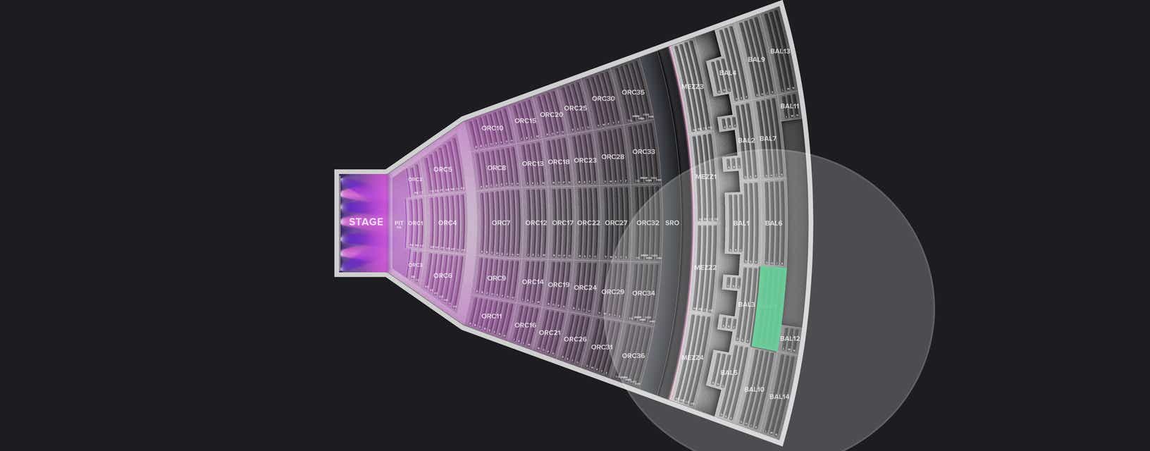 Seat view from Balcony