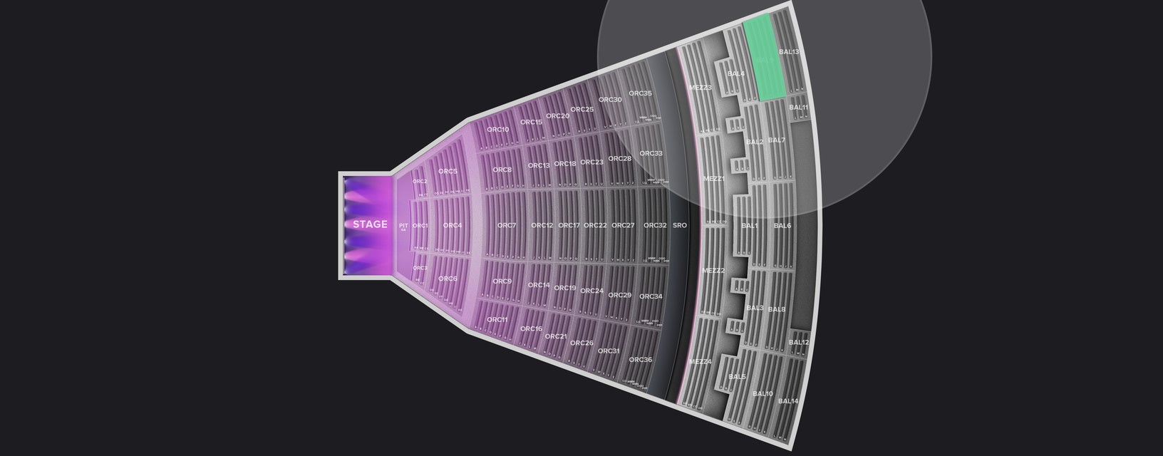Seat view from Balcony