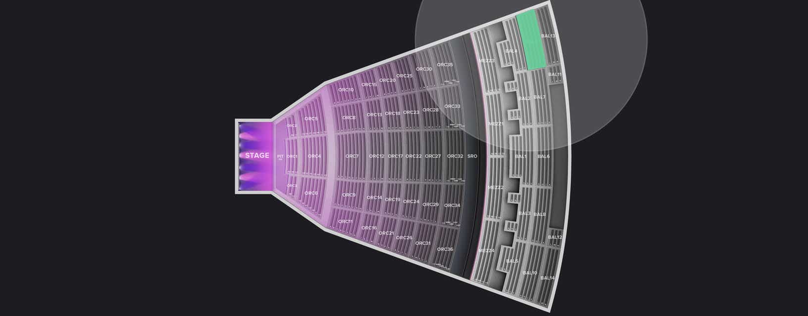 Seat view from Balcony