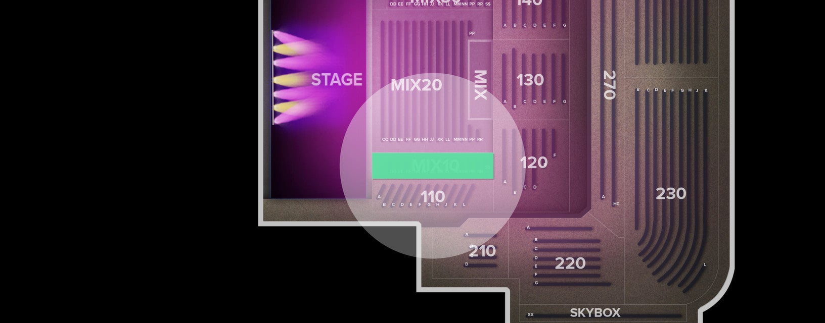 Seat view from Mix