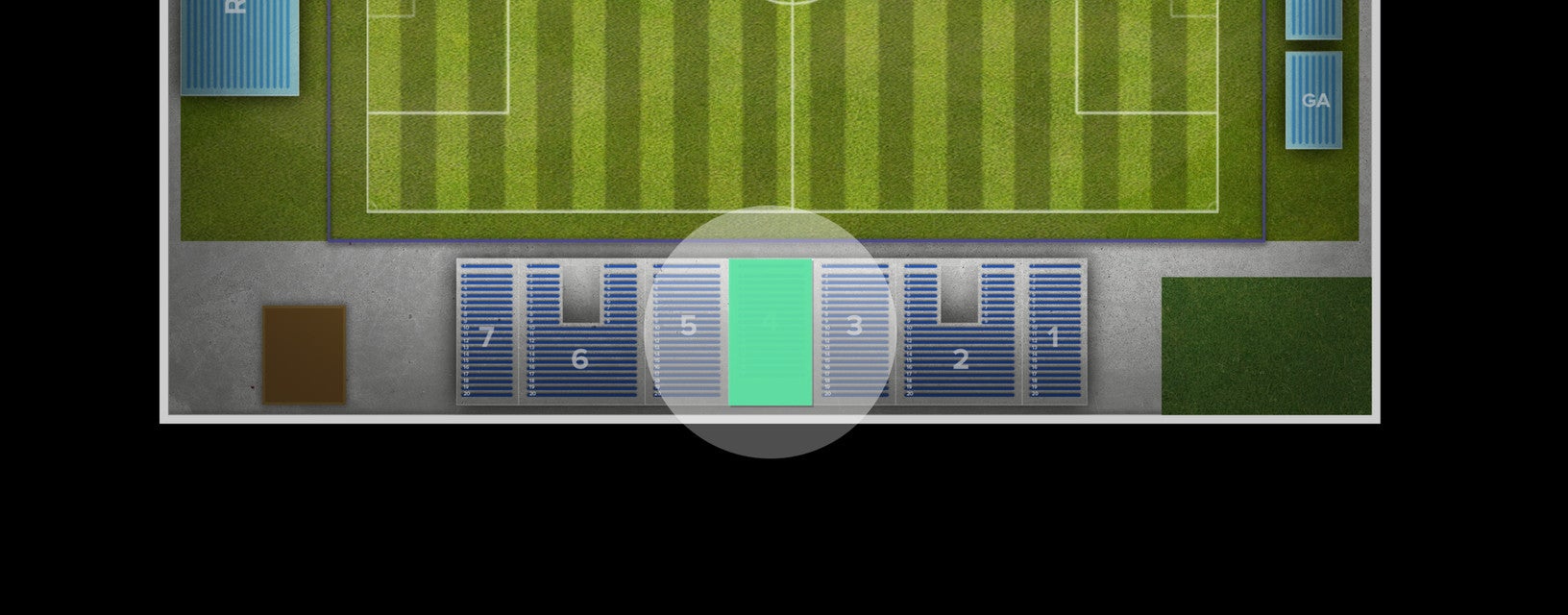 Seat view from 4