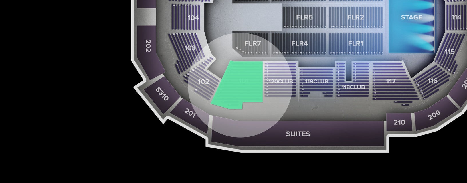 Seat view from Lower