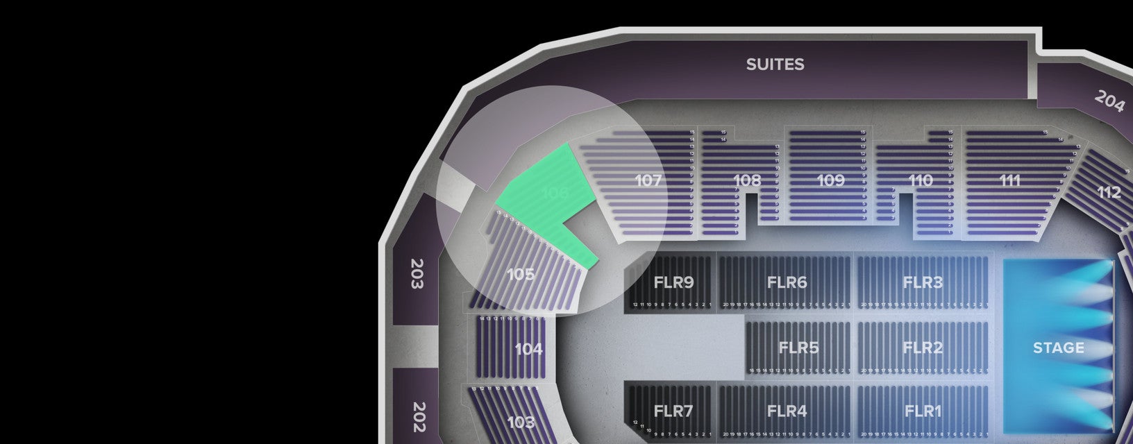 Seat view from Lower