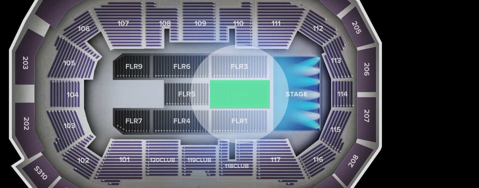 Seat view from Floor