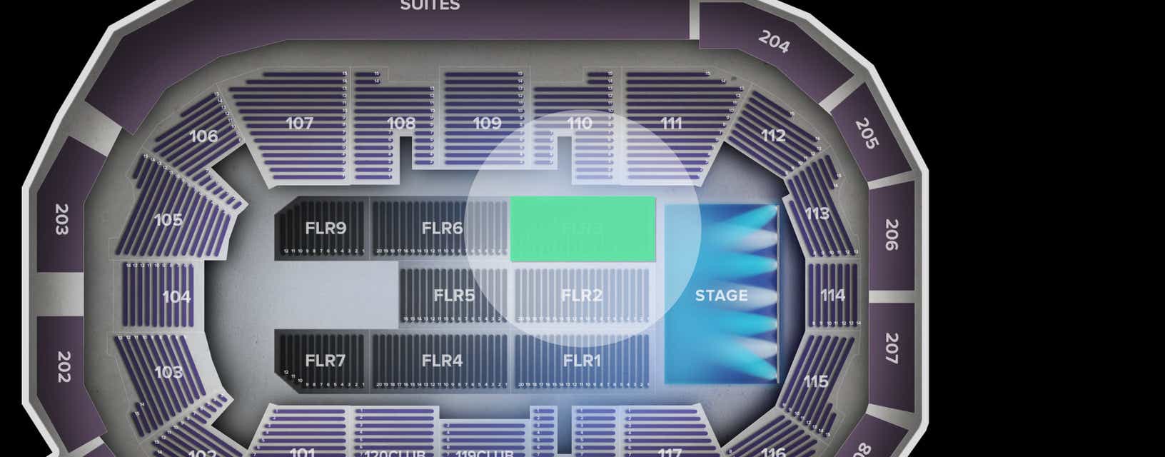 Seat view from Floor