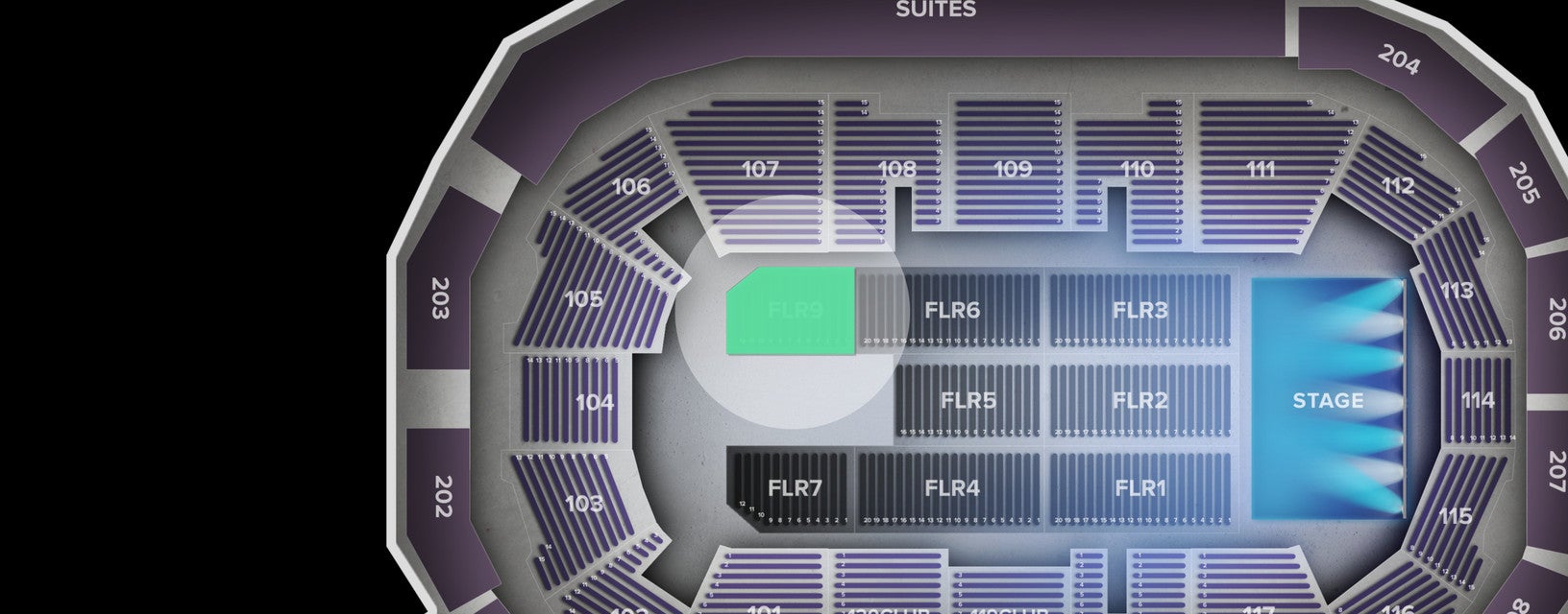 Seat view from Floor