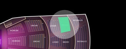 Seat view from Mezzanine