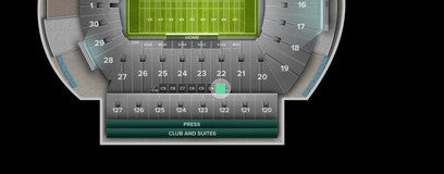 Seat view from Club