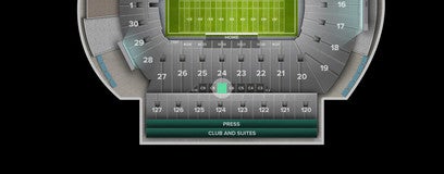Seat view from Club