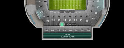 Seat view from Club