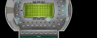 Seat view from Stadium Club