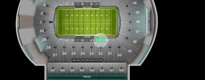 Seat view from Stadium Club