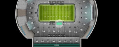 Seat view from Stadium Club