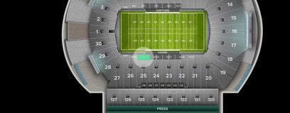 Seat view from Stadium Club
