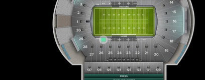 Seat view from Stadium Club