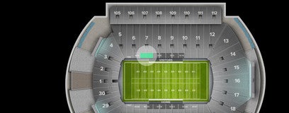 Seat view from Stadium Club