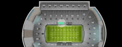 Seat view from Stadium Club