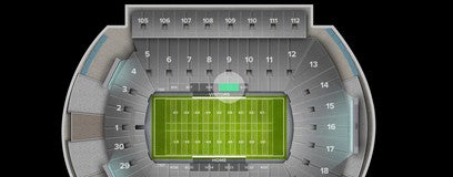 Seat view from Stadium Club