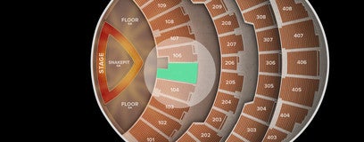 Seat view from 100 Level