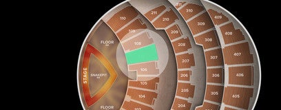 Seat view from 100 Level