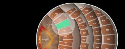 Seat view from 100 Level