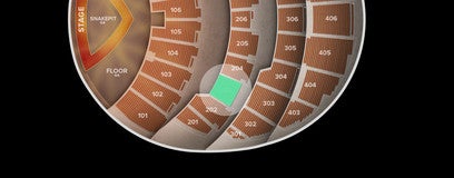 Seat view from 200 Level