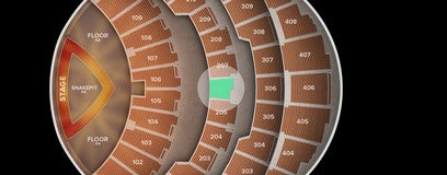 Seat view from 200 Level