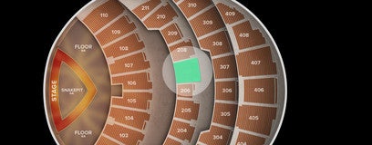 Seat view from 200 Level