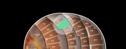 Seat view from 200 Level