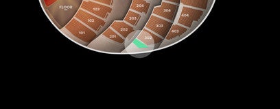 Seat view from 300 Level